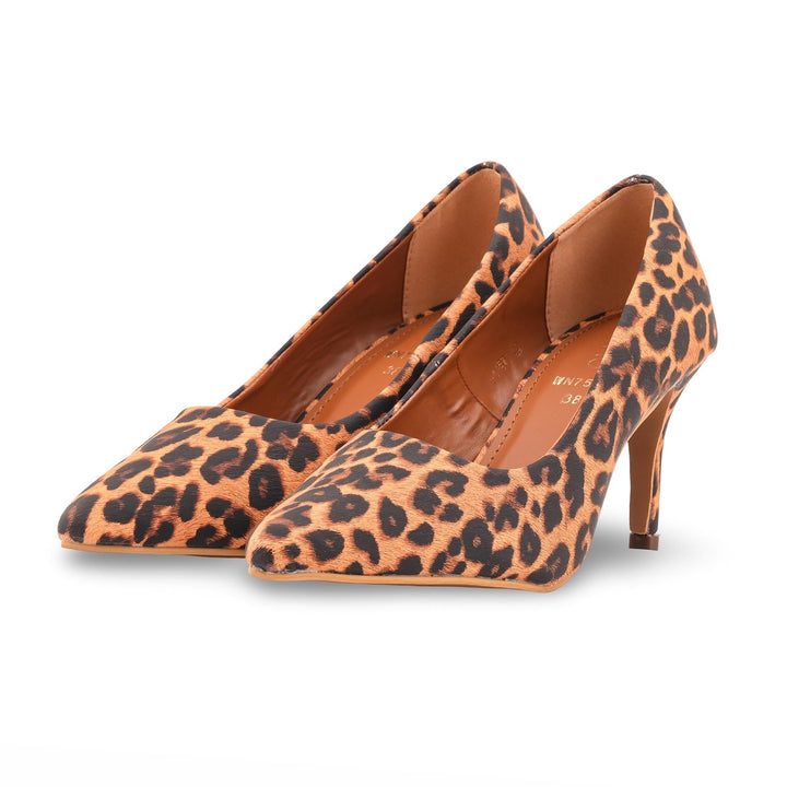 Brown Court Shoes For Women WN7577