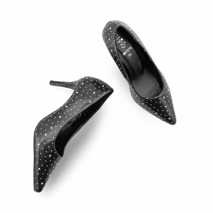 Black Court Shoes For Women WN7578