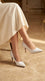 Silver Court Shoes For Women WN7579