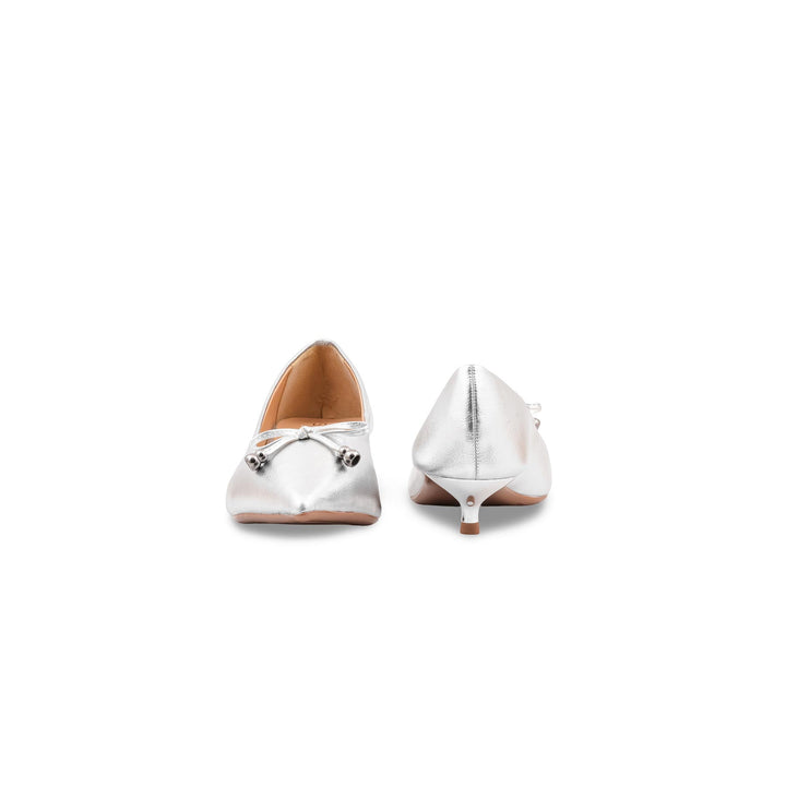 Silver Court Shoes For Women WN7591