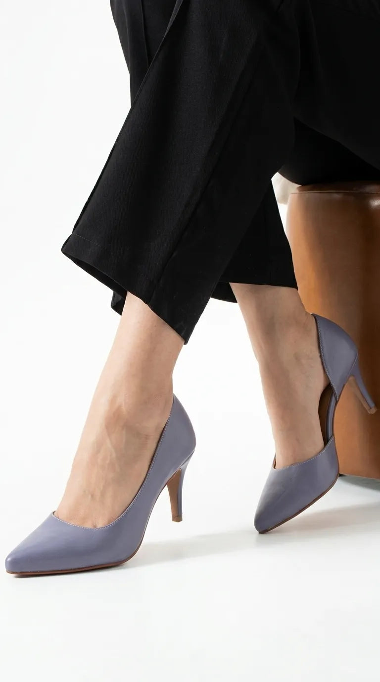 Lilac Court Shoes For Ladies WN7595