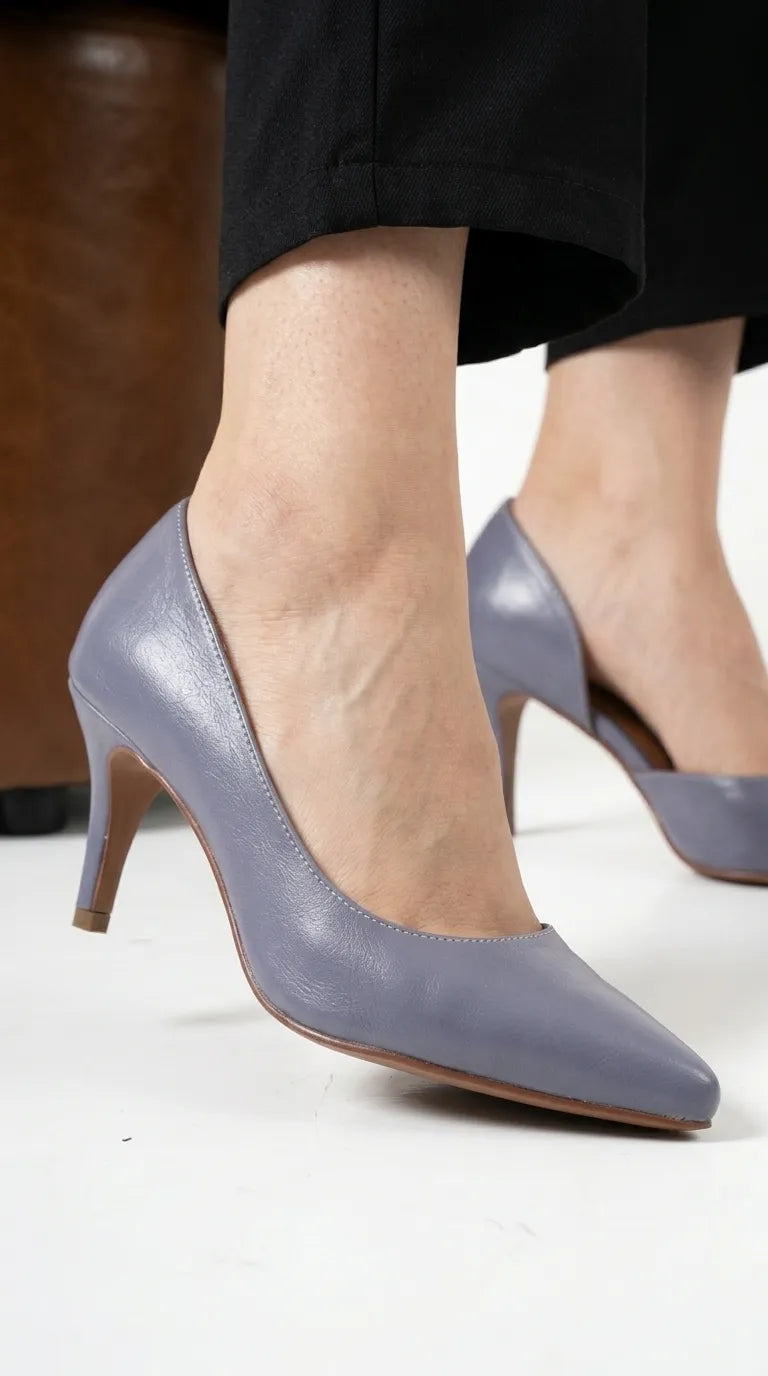 Lilac Court Shoes For Ladies WN7595