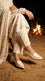Cream Court Shoes For Women WN7606