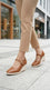 Tan Court Shoes For Ladies WN7607