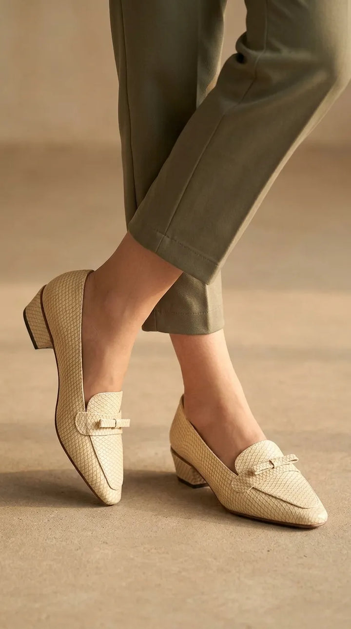 Beige Court Shoes For Women WN7610