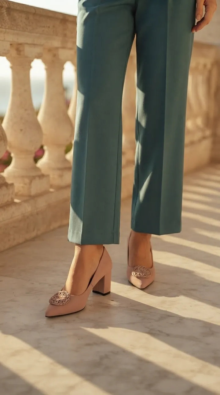 Pink Court Shoes For Ladies WN7613
