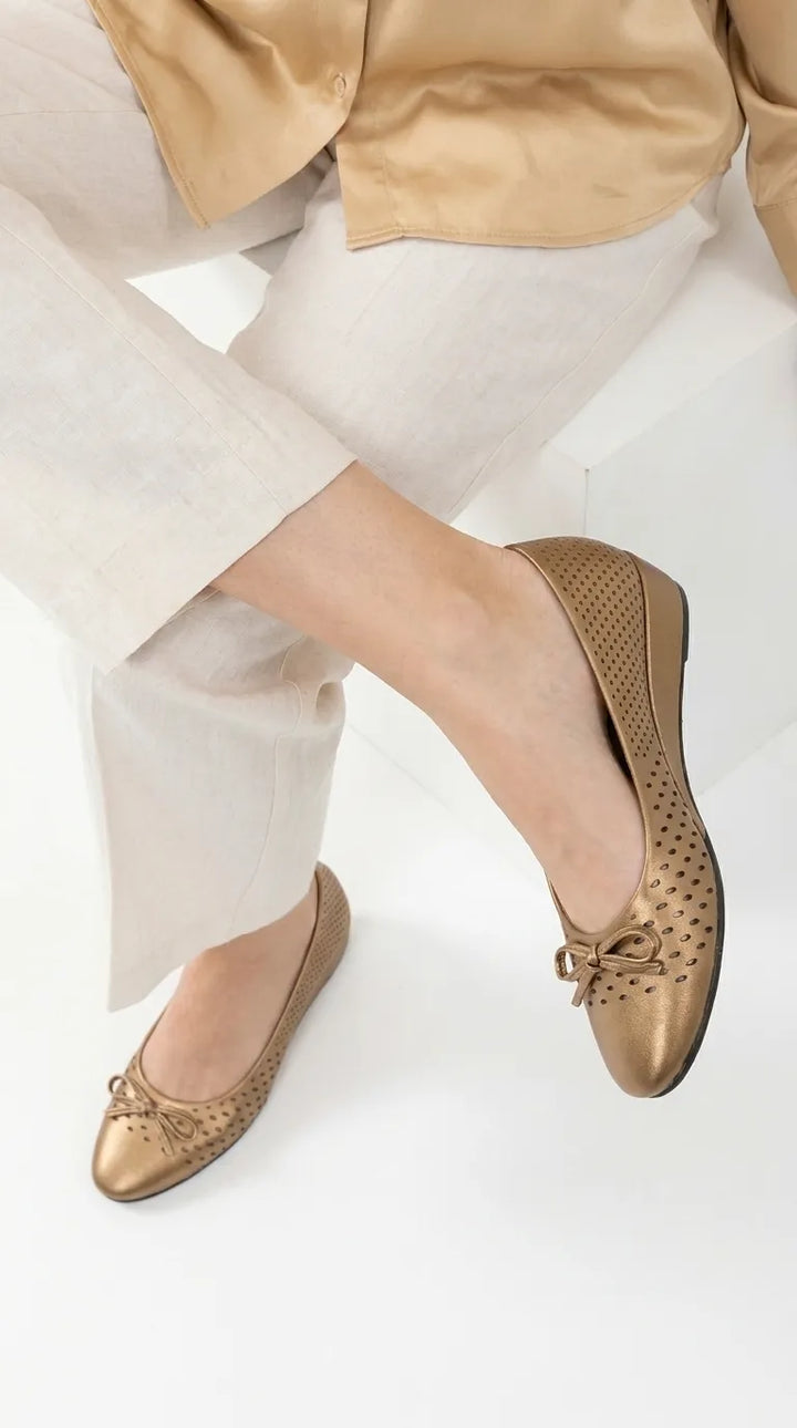 Bronze Court Shoes For Ladies WN7619