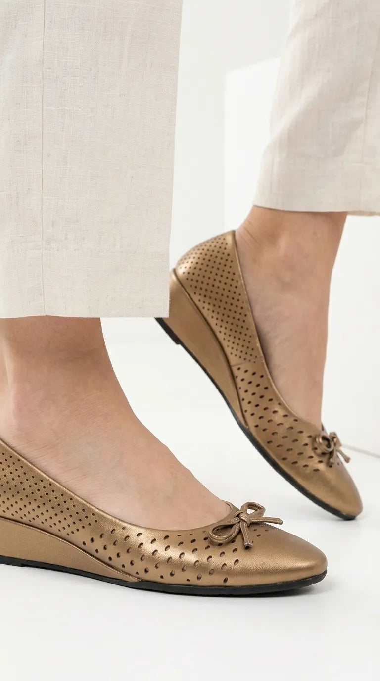 Bronze Court Shoes For Ladies WN7619