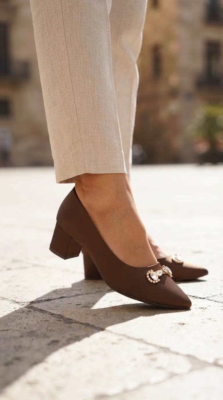 Coffee Court Shoes For Ladies WN7621