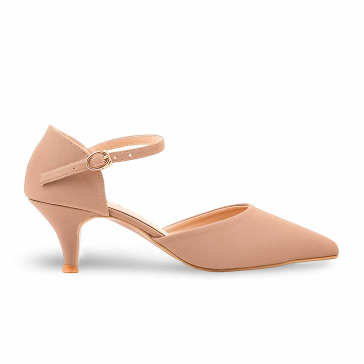 Beige Court Shoes For Ladies WN7647