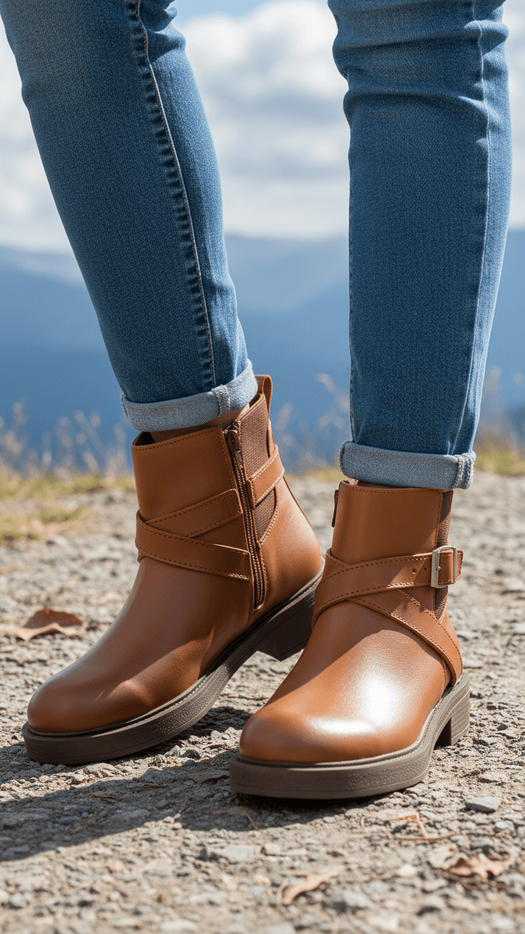 Mustard Long Shoes WN9020