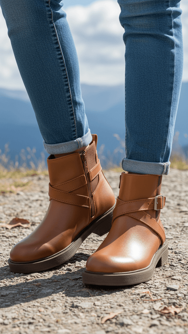 Mustard Long Shoes WN9020