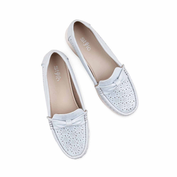 Sky Blue Moccasin For Women WNS005