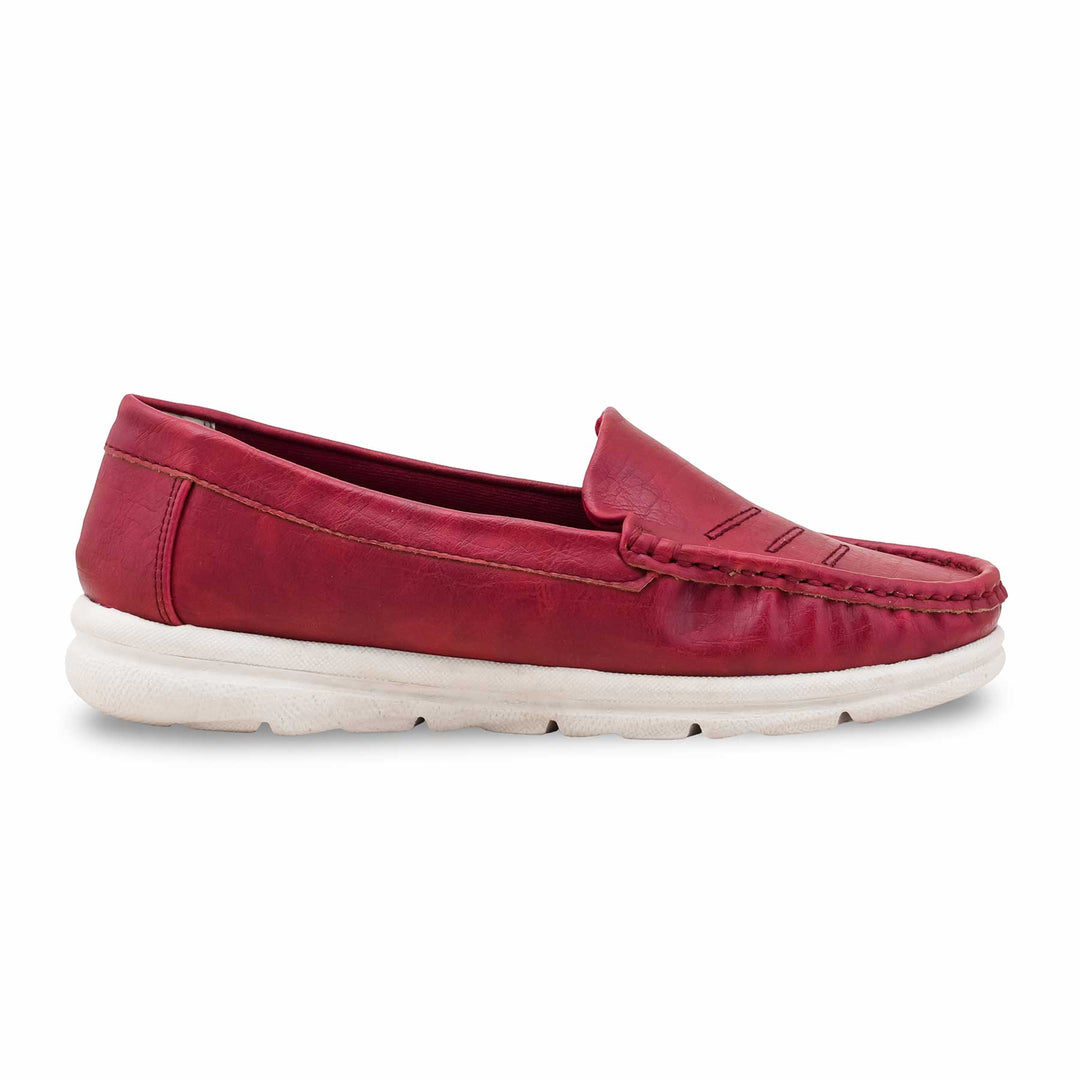 Red Moccasin For Women WNS009