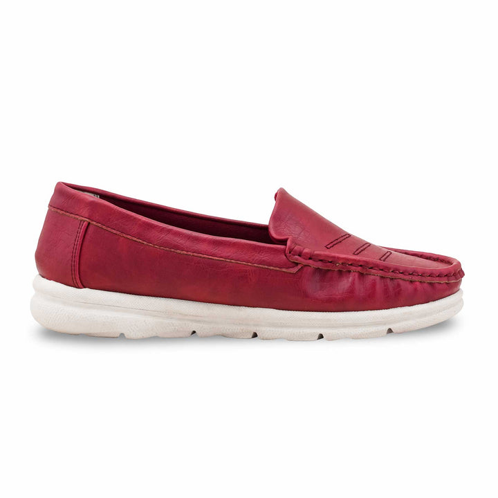 Red Moccasin For Women WNS009