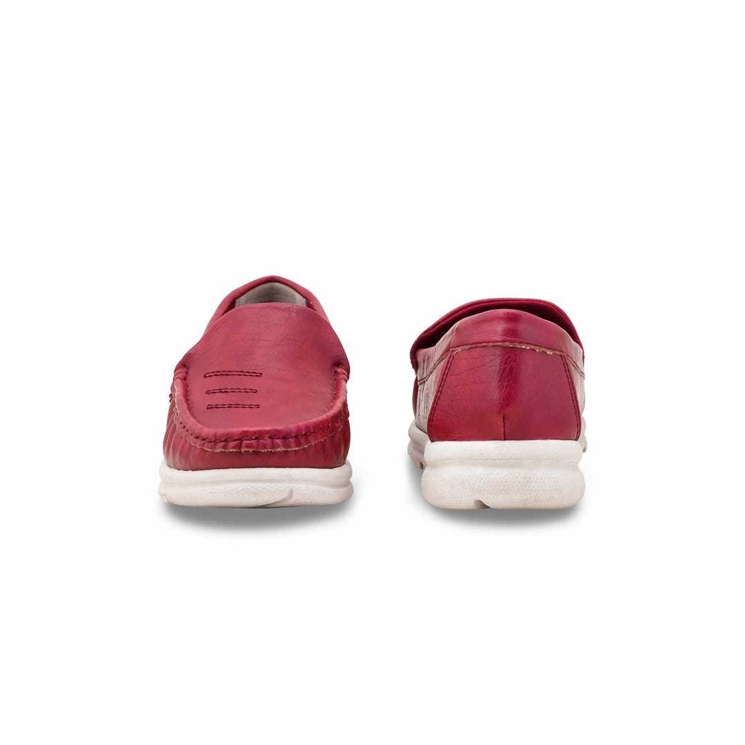 Red Moccasin For Women WNS009