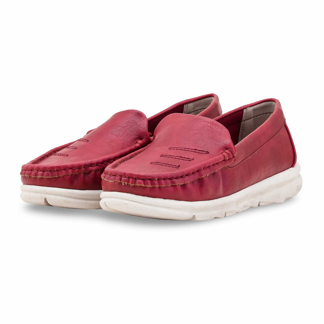 Red Moccasin For Women WNS009