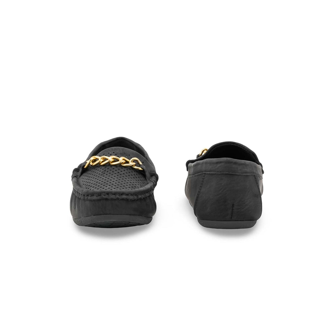 Black Moccasin For Women WNS012