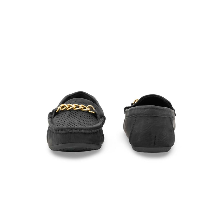 Black Moccasin For Women WNS012