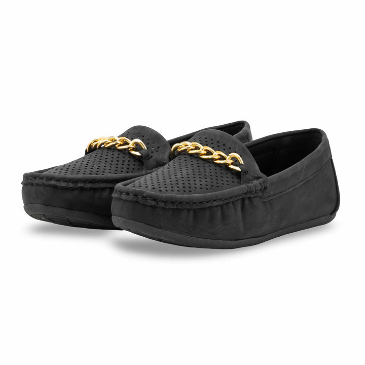 Black Moccasin For Women WNS012