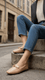 Beige Moccasin WNS013