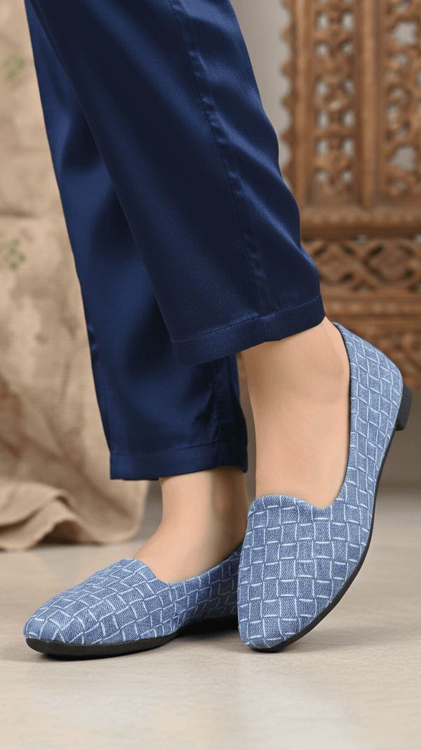 Sky Blue Women Court Shoes