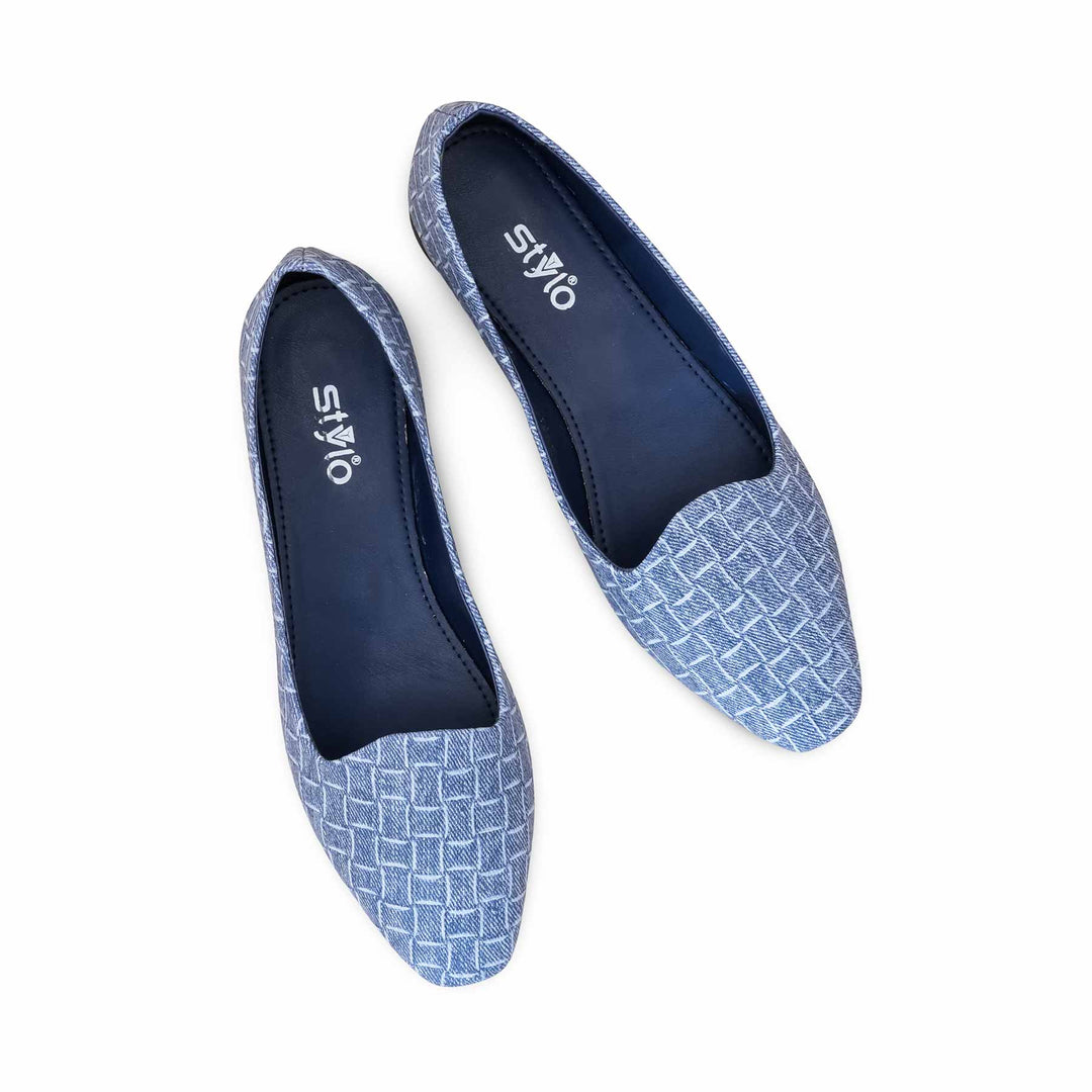 Sky Blue Women Court Shoes 