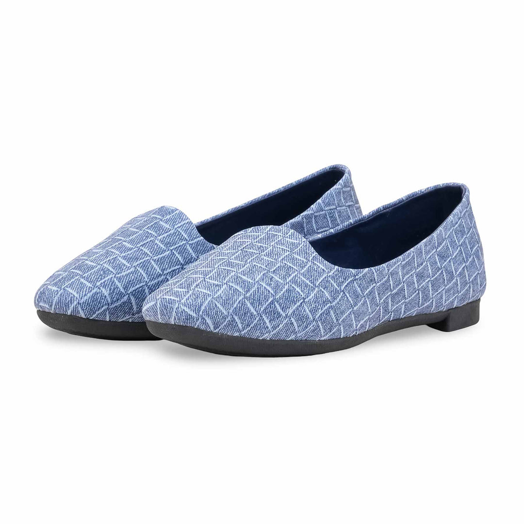 Sky Blue Women Court Shoes 
