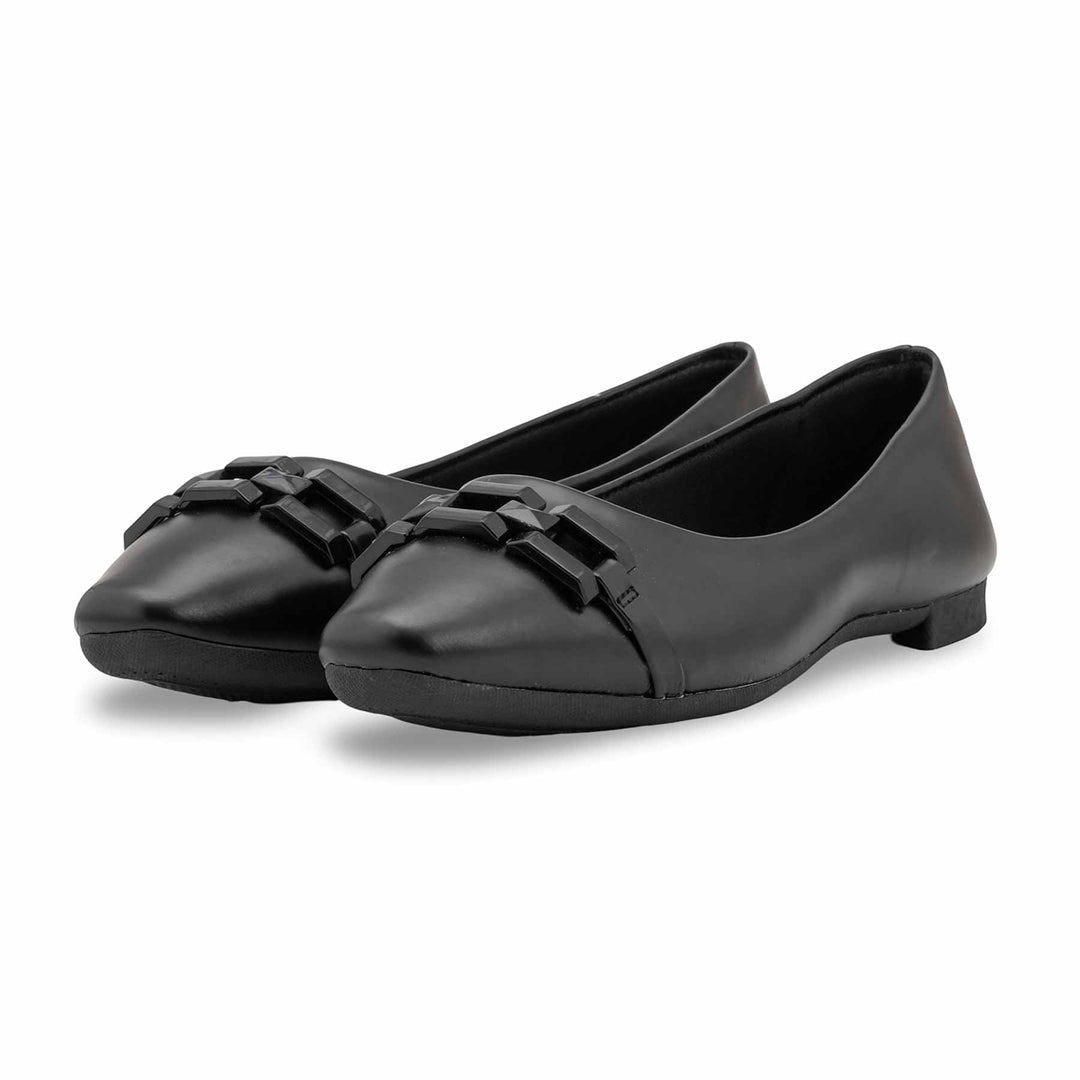 Black Women Court Shoes WNS015