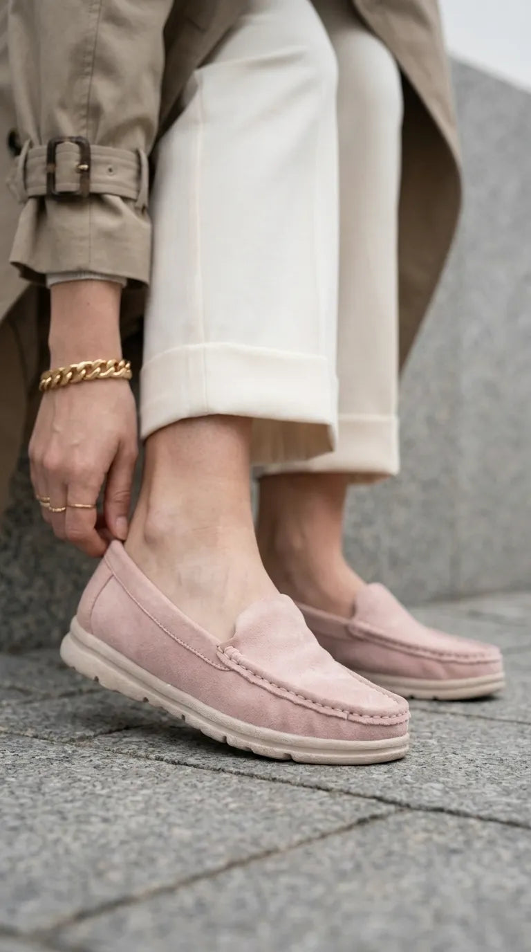 Pink Casual Pumps For Ladies WS0029