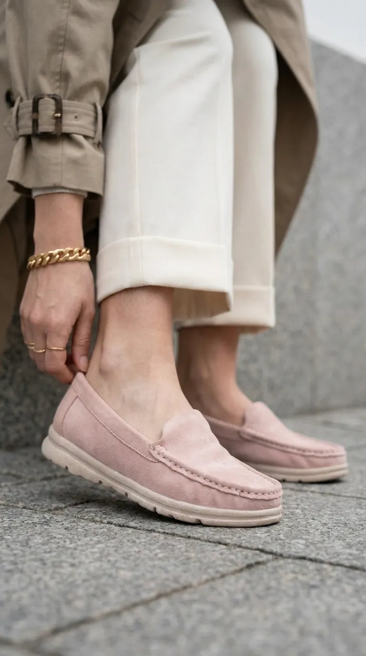 Pink Casual Pumps For Ladies WS0029