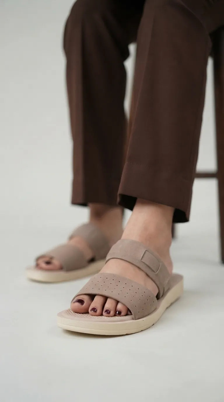 Fawn Casual Slipper For Ladies WS0055