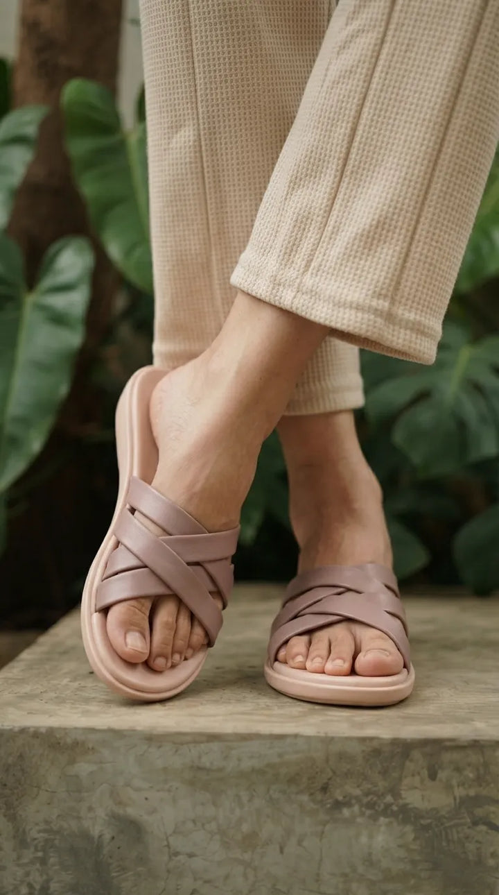 Pink Casual Sandal For Ladies WS0095
