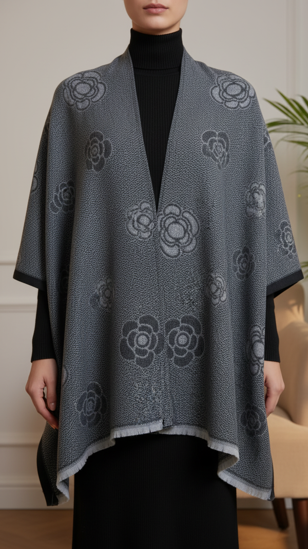 Black Winter Capeshawl PW5694