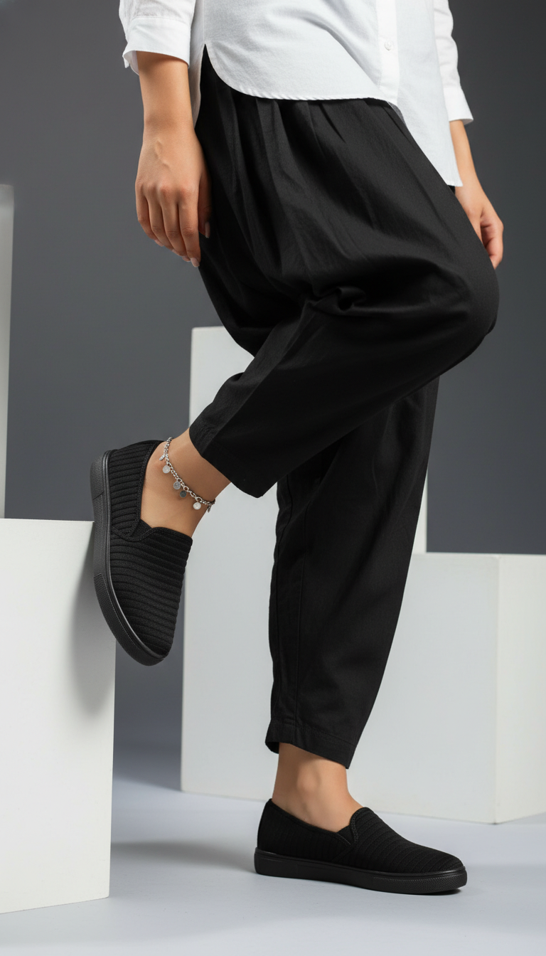 Black Casual Sneaker WN6204