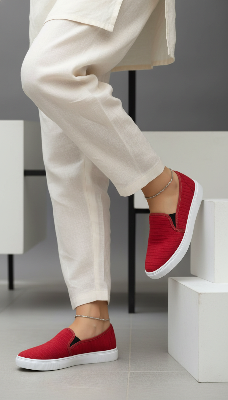 Red Casual Sneaker WN6204