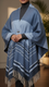 Navy Winter Capeshawl PW5633
