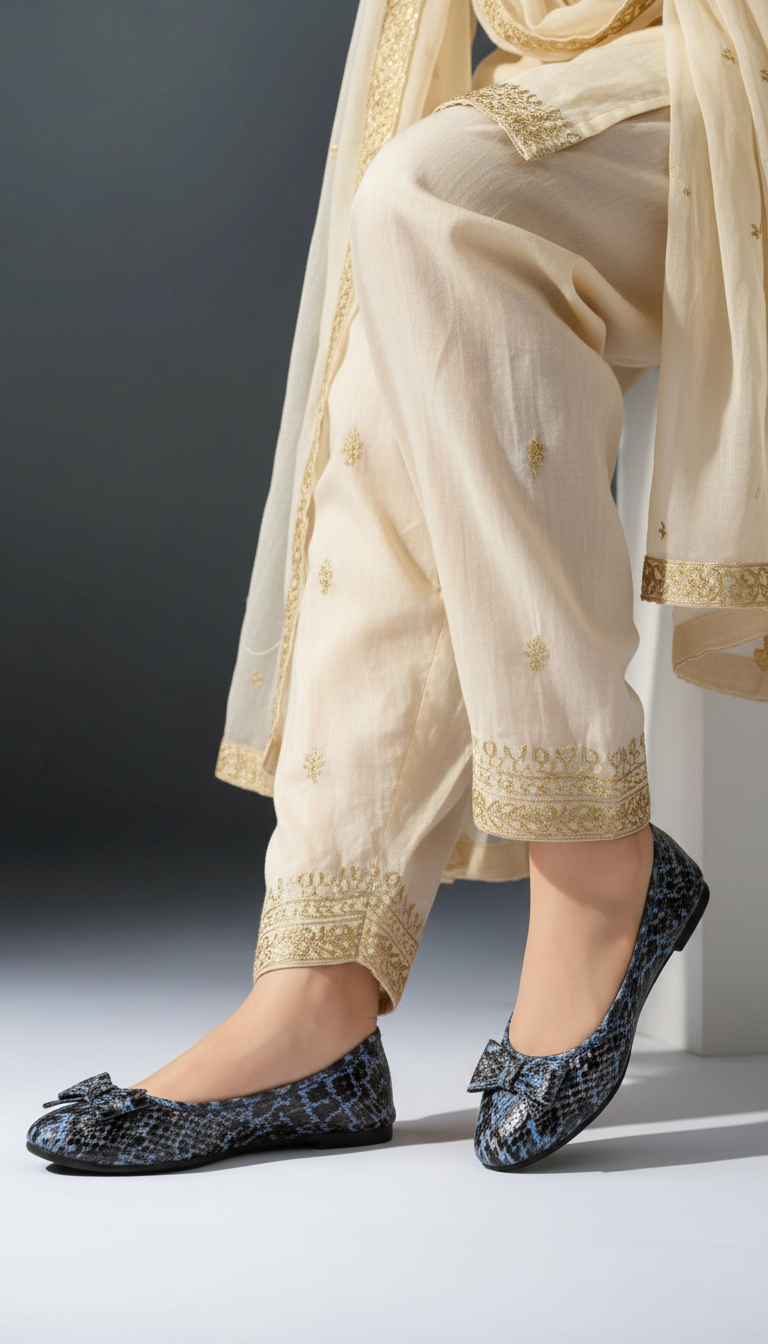Blue Casual Pumps For Women WN1380