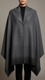 Grey Winter Cape shawl PW5913