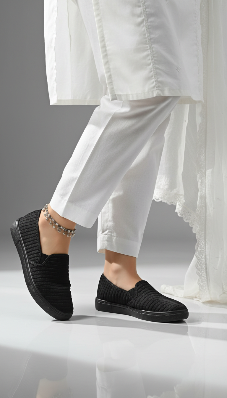 Black Casual Sneaker WN6204