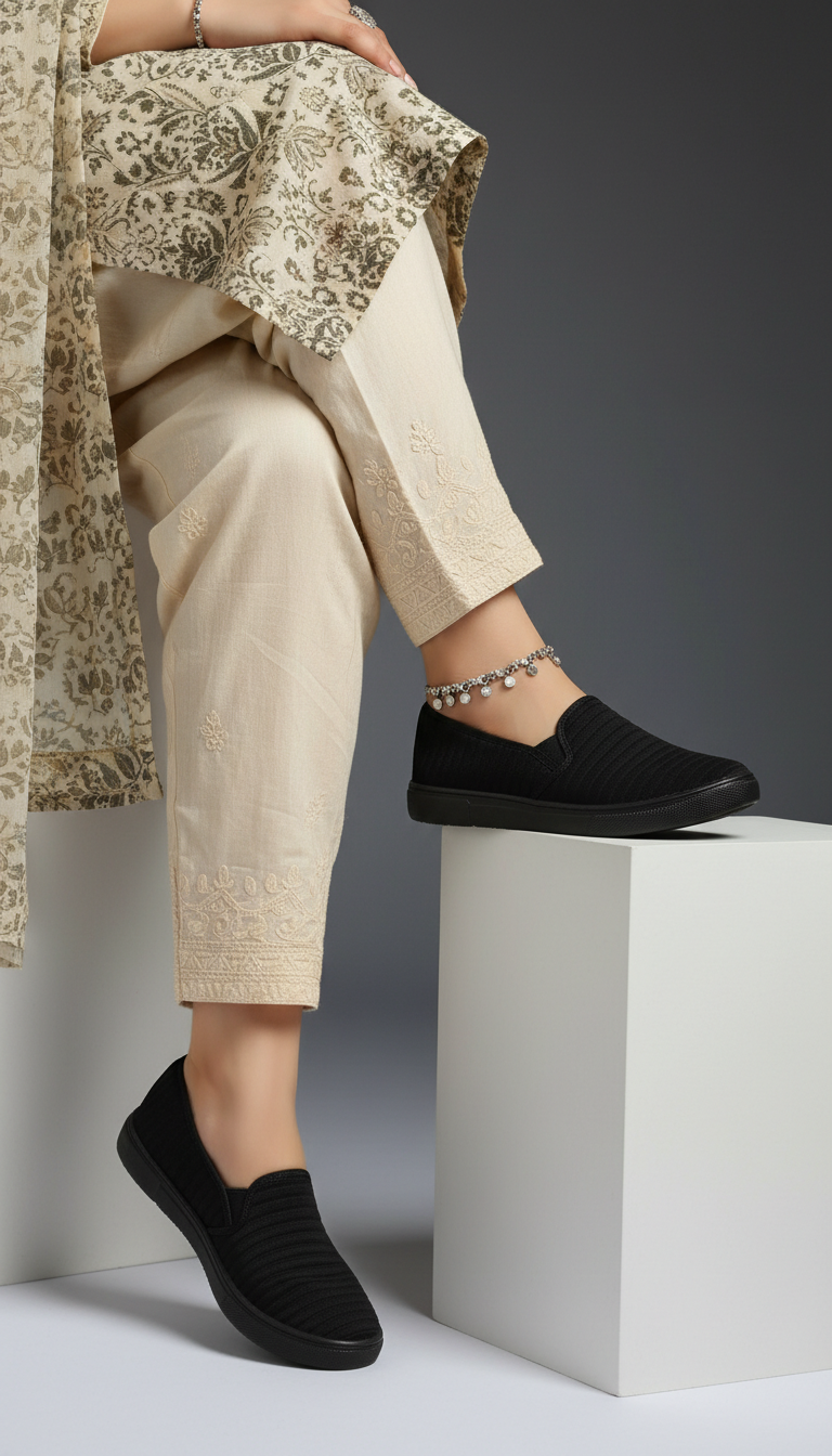 Black Casual Sneaker WN6204