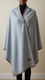 Silver Winter Cape Shawl PW5909
