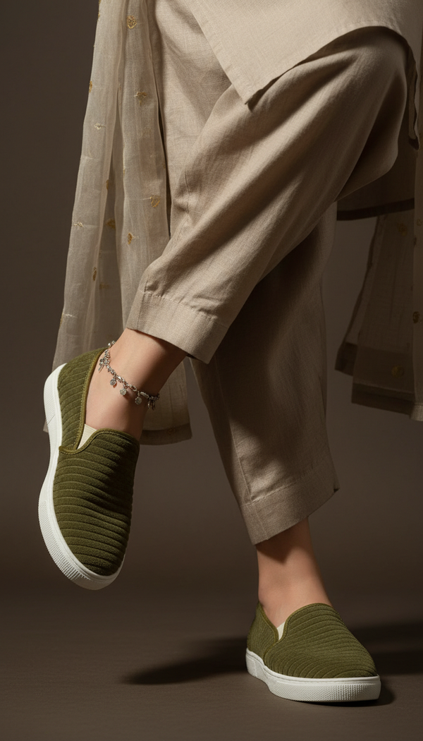 Olive Casual Sneaker WN6204