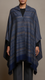 Navy Winter Cape shawl PW5910