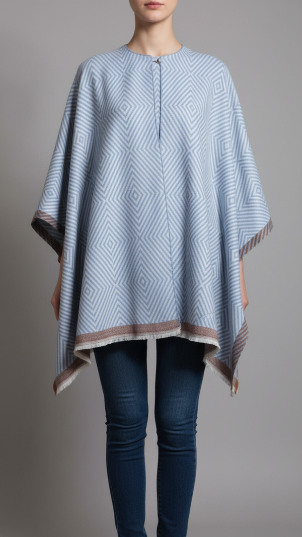 Grey Winter Capeshawl PW5680