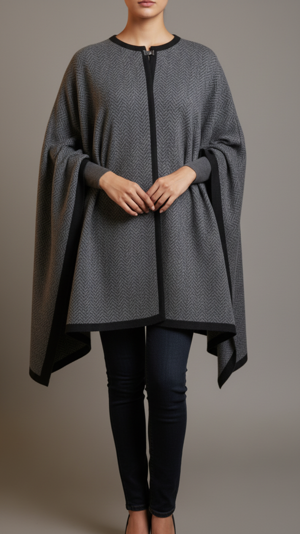 Black Winter Capeshawl PW5654