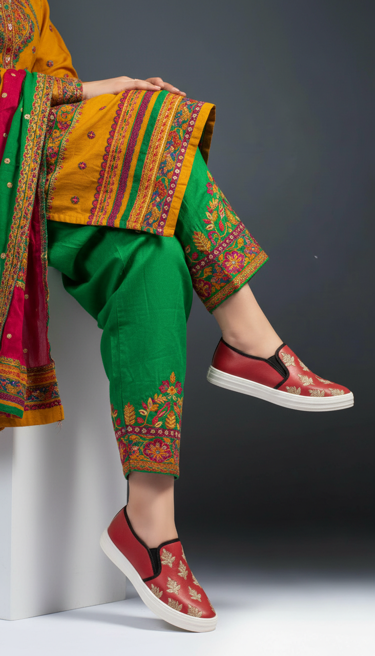 Maroon Sneaker For Ladies WN6205