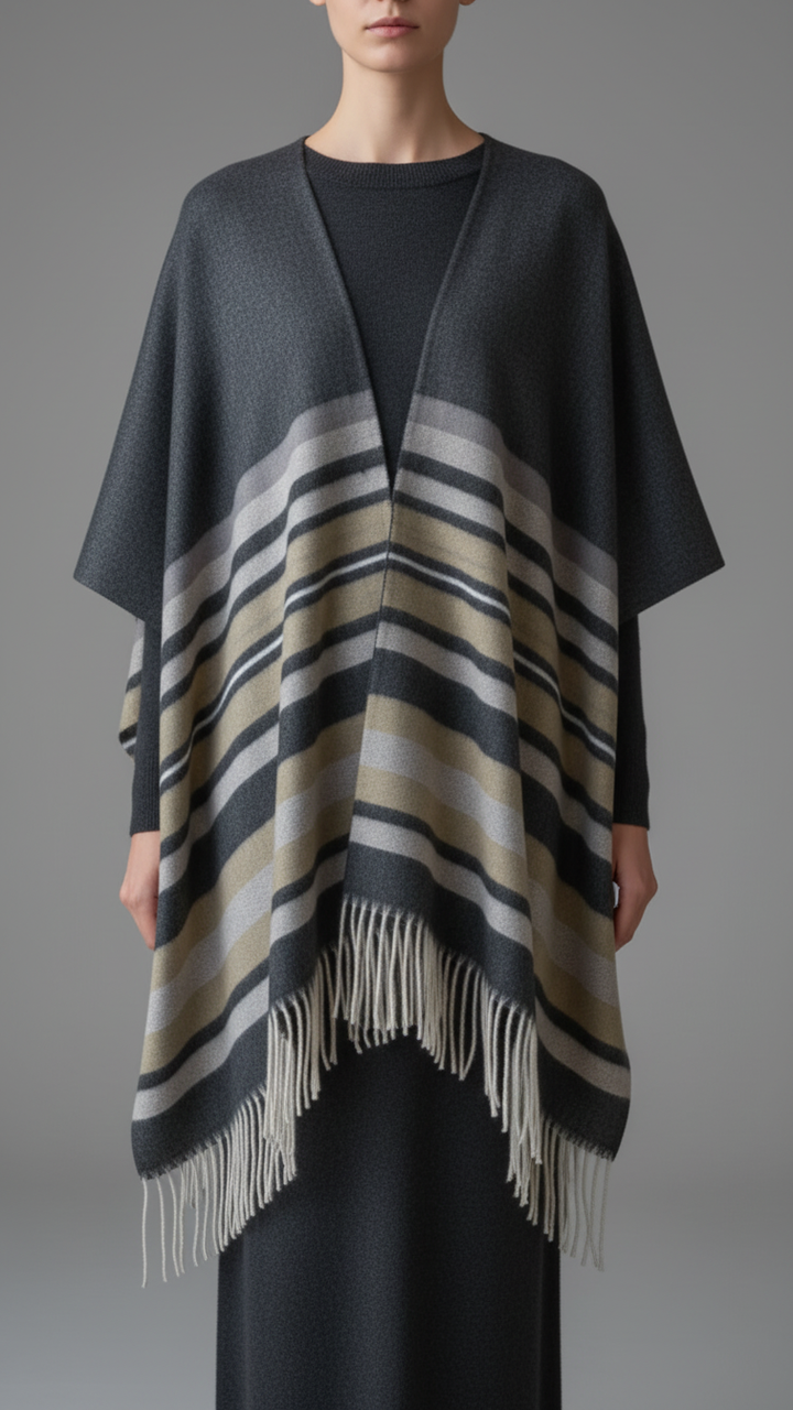 Black Winter Capeshawl PW5640