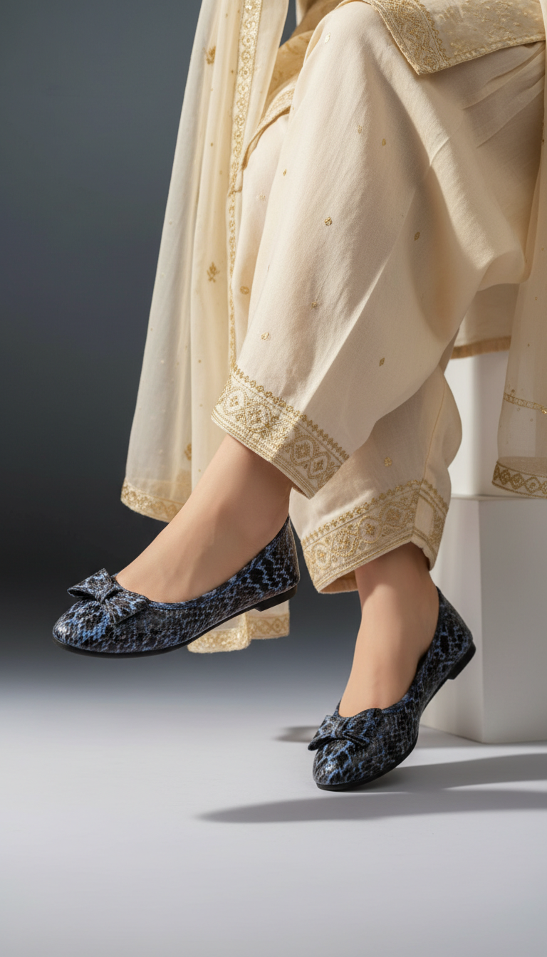 Blue Casual Pumps For Women WN1380
