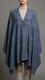 Sky Blue Winter Cape shawl PW5910